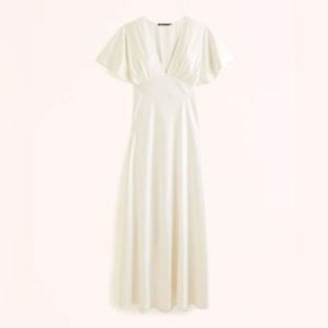 White Abercrombie dress .  Brand new. With tags